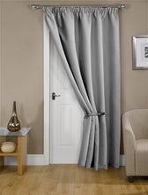 Load image into Gallery viewer, Cali Door Curtain with Thermal Blackout Self Lining (5 Colours)