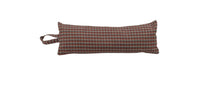 Load image into Gallery viewer, Coral & Grey Check Draught Excluder (5 Sizes)