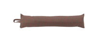 Load image into Gallery viewer, Coral & Grey Check Draught Excluder (5 Sizes)