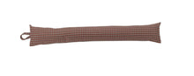 Load image into Gallery viewer, Coral & Grey Check Draught Excluder (5 Sizes)