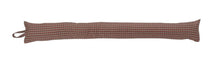 Load image into Gallery viewer, Coral & Grey Check Draught Excluder (5 Sizes)