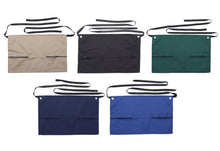 Load image into Gallery viewer, Money Apron With Zip Pockets - 22" Wide x 14" Long (5 Colours)