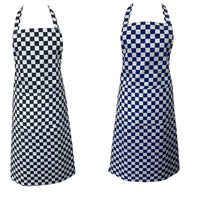 Load image into Gallery viewer, Checked Butchers Full Bib Apron with Curved Pocket (2 Colours)