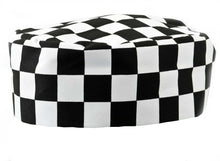Load image into Gallery viewer, Professional Chefs Catering Skull Caps - Pack of 1 or 5 (Black White or Check)
