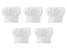 Load image into Gallery viewer, Children's Adjustable Chefs Hat - White (Pack of 1 or 5)