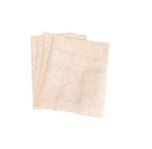 Load image into Gallery viewer, Pack of 4 Napkins Damask Jacquard 18" x 18" (Cream or White)