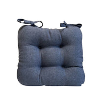 Load image into Gallery viewer, Foxcote Tie On Chunky Seat Outdoor Furniture Cushion Pad