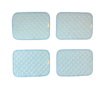 Load image into Gallery viewer, Duck Egg Quilted Place Mats (Pack of 4)
