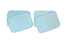 Load image into Gallery viewer, Duck Egg Quilted Place Mats (Pack of 4)