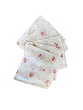 Load image into Gallery viewer, Pack of 10 Floral Cotton Napkins 14” x 14”