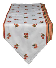 Load image into Gallery viewer, Flower Garland Christmas Table Runner (14" x 72")