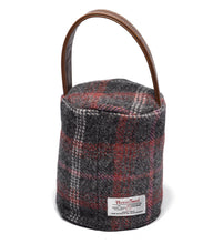 Load image into Gallery viewer, Harris Tweed 100% Pure New Wool Doorstop Cover with Leather Handle