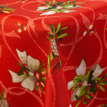 Load image into Gallery viewer, Christmas Holly & Bow Pattern Table Cloth ( 2 Sizes)