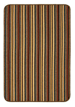 Load image into Gallery viewer, Ios Striped Hardwearing Mat or Runner with Anti Slip Backing (5 Colours)