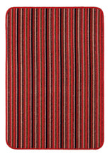 Load image into Gallery viewer, Ios Striped Hardwearing Mat or Runner with Anti Slip Backing (5 Colours)