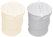 Load image into Gallery viewer, Collapsible Laundry Basket - 44cm Diameter (Cream or White)