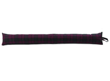 Load image into Gallery viewer, Lindsay Purple & Green Tartan Check Draught Excluder (4 Sizes)