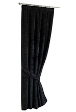 Load image into Gallery viewer, Crushed Velvet Thermal Lined Door Curtain 52" x 84" (3 Colours)