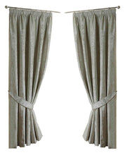 Load image into Gallery viewer, Crushed Velvet Thermal Lined Door Curtain 52" x 84" (3 Colours)