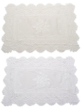 Load image into Gallery viewer, Monica Lace Pack of 2 Traycloths - 16" x 24 (Cream or White)