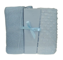 Load image into Gallery viewer, 3 Piece Moses Basket or Pram Set - Blankets & Fitted Sheet (Various Colours)