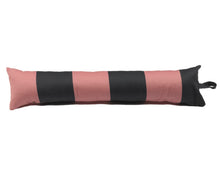 Load image into Gallery viewer, Navy & Pink Stripe Cotton Door Draught Excluder (3 Sizes)
