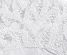 Load image into Gallery viewer, Pack of Handmade Batten Lace Doilies - White (6" or 8")