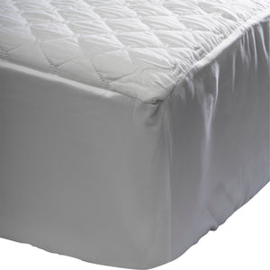 Waterproof Quilted Fitted Mattress Protector - White (King Size)