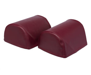 Soft PVC Leather Look Round Arm Caps or Chair Backs (7 Colours)