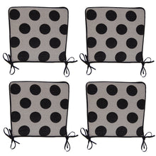 Load image into Gallery viewer, Set of Polka Dot Square Seat Pads 14.5" x 14.5" (2 Colours)