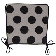 Load image into Gallery viewer, Polka Dot Square Seat Pads 14.5" x 14.5" (3 Colours)