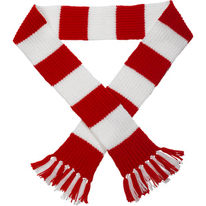 Striped Sports Scarf Kit - Pattern, Wool & Optional Needles (Various Colours)