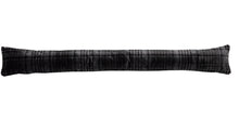 Load image into Gallery viewer, Silver Grey Check Velvet Draught Excluder (4 Sizes)