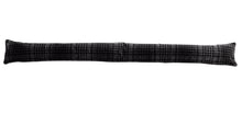 Load image into Gallery viewer, Silver Grey Check Velvet Draught Excluder (4 Sizes)