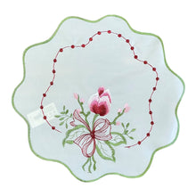 Load image into Gallery viewer, Pack of 6 Embroidered Tulip & Scallop Edge Doilies (2 Sizes)