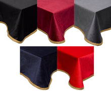 Load image into Gallery viewer, Velvet Bridge / Poker Card Game Plain Table Cloth -  44" Square (5 Colours)