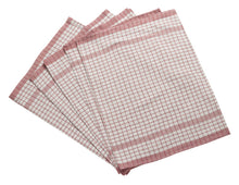 Load image into Gallery viewer, Wonderdry 100% Cotton Checked Tea Towels (Various Colours & Quantities)