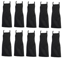 Load image into Gallery viewer, 100% Cotton Woven Stripe Butchers Apron (Various Colours & Quantities)
