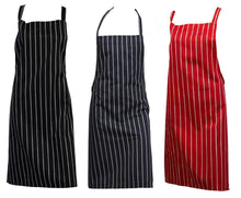 Load image into Gallery viewer, 100% Cotton Woven Stripe Butchers Apron (Various Colours &amp; Quantities)