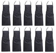 Load image into Gallery viewer, 100% Cotton Woven Stripe Butchers Apron (Various Colours & Quantities)
