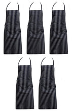 Load image into Gallery viewer, 100% Cotton Woven Stripe Butchers Apron (Various Colours & Quantities)
