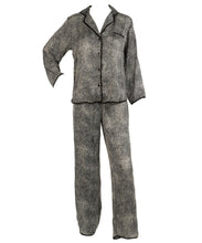 Load image into Gallery viewer, Ladies Satin Style Pyjamas - Long Sleeved Top & Trouser Bottoms (Large)