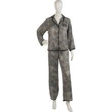Load image into Gallery viewer, Ladies Satin Style Pyjamas - Long Sleeved Top & Trouser Bottoms (Large)