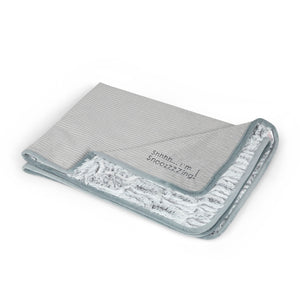 Grey Cord Fleece Dog Comforter Soft & Warm Puppy Bedding Blanket by Petface