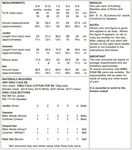 Load image into Gallery viewer, King Cole Double Knitting Pattern - Baby/Child Jacket Sweater & Hat (5488)