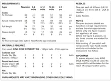 Load image into Gallery viewer, King Cole DK Knitting Pattern - Baby Coats & Hat (5925)