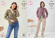 Load image into Gallery viewer, King Cole DK Knitting Pattern - Ladies Cardigans (5995)