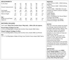 Load image into Gallery viewer, King Cole Aran Knitting Pattern - Baby Cardigans & Hat (6015)