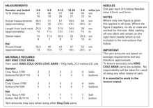 Load image into Gallery viewer, King Cole Aran Knitting Pattern - Baby Sweater Jacket & Hat (6050)