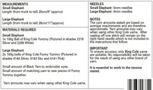 Load image into Gallery viewer, King Cole Yummy Knitting Pattern - Elephants (9109)